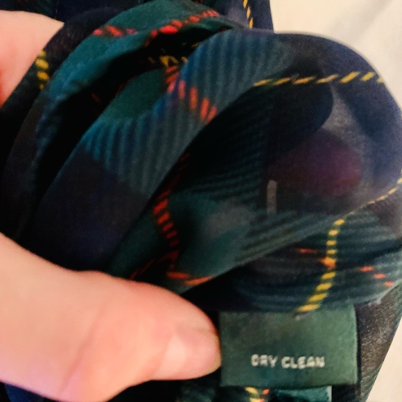 🪅Ralph Lauren Gorgeous Plaid Ruffle Collar Blouse🪅 - Picture 2 of 9